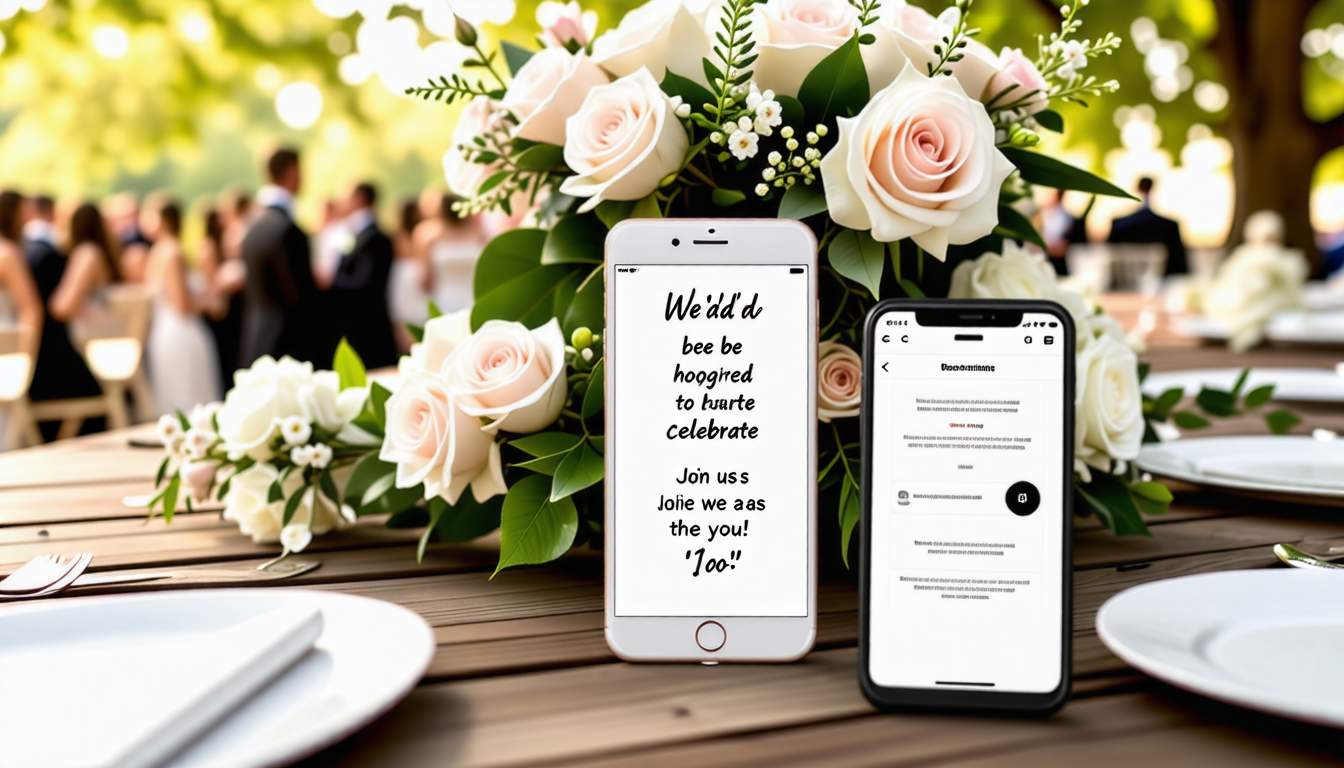 découvrez des exemples de sms touchants et inspirants à envoyer pour célébrer un mariage. que ce soit pour féliciter les mariés ou partager votre joie, trouvez les mots parfaits pour rendre cette journée encore plus mémorable.