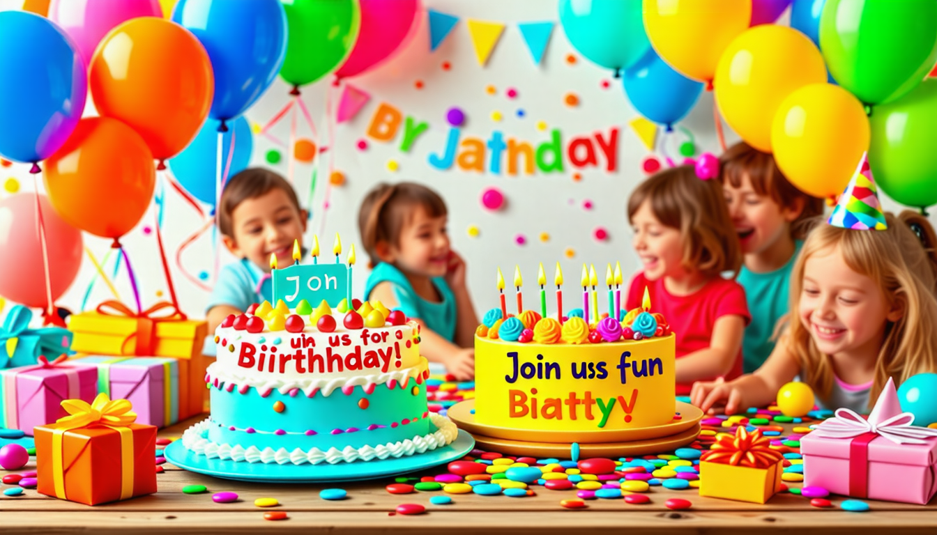 découvrez des idées originales de sms pour inviter les enfants à un anniversaire ! faites de cette journée spéciale un moment inoubliable avec des messages amusants et créatifs qui donneront envie à tous de célébrer.