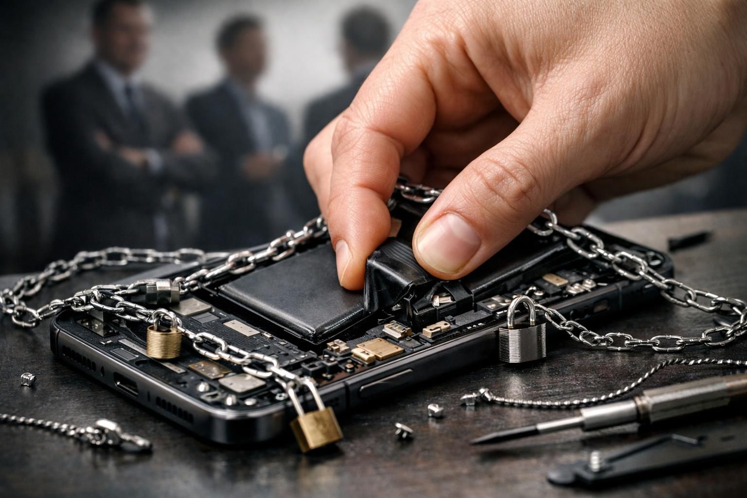 découvrez comment les fabricants contournent la nouvelle réglementation européenne sur les batteries remplaçables pour préserver leurs pratiques et maintenir l'ordre établi dans l'industrie.