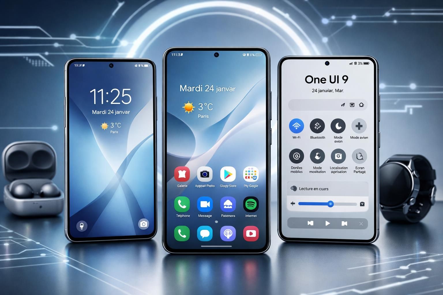 découvrez quels smartphones galaxy recevront la prochaine mise à jour majeure one ui 9 de samsung et profitez des nouveautés exclusives de cette version.