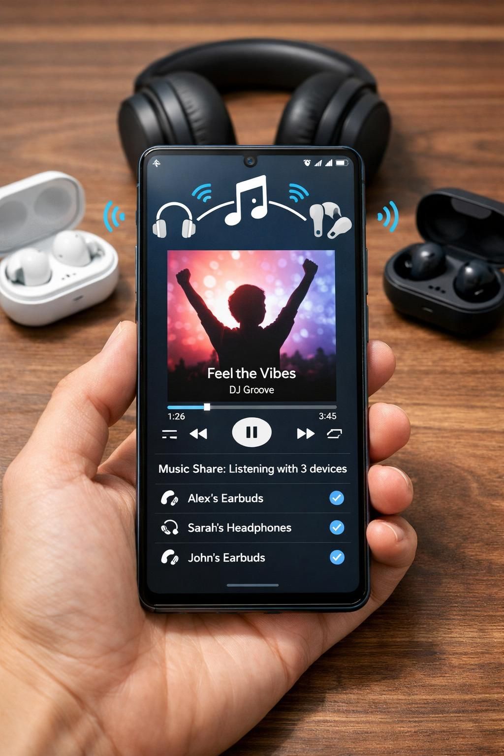 découvrez comment écouter votre musique sur plusieurs écouteurs simultanément avec votre smartphone android grâce à une méthode simple et ingénieuse.